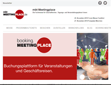 Tablet Screenshot of meetingplace.de